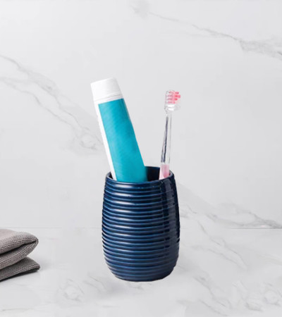 TOOTHBRUSH CUP BLUE