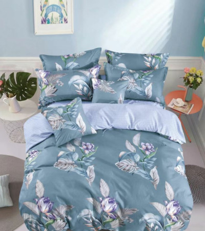 TROPICAL BLUE 3 PIECE BED LINEN COVER