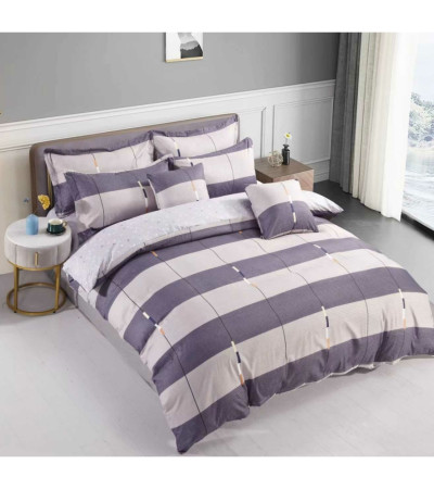 STREAKY 6 PIECE CREPE BED COVER