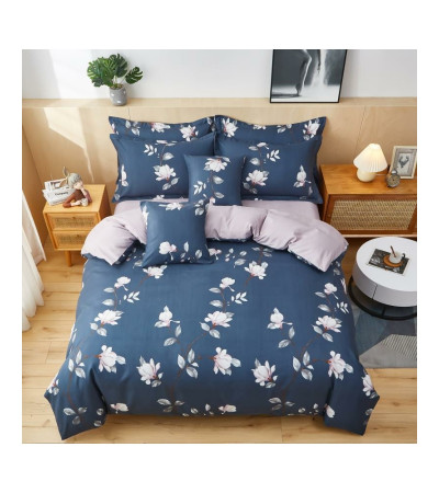 BLOOMING 6 PIECE FLANNEL BED COVER