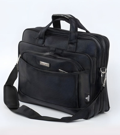 Business Side Bag Black Rectangle