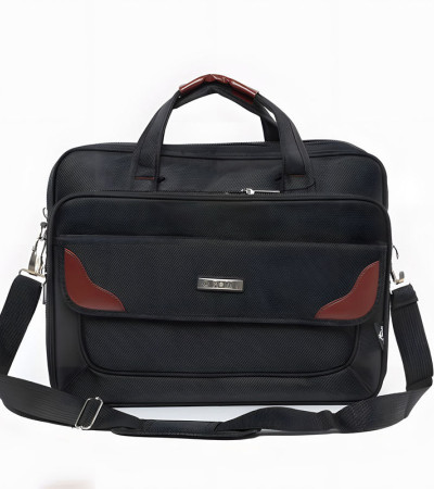 Ormi Briefcases Side Bag Black with Red