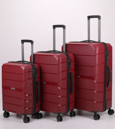 Jony Flux Polypropylene Suitcase Various Colors