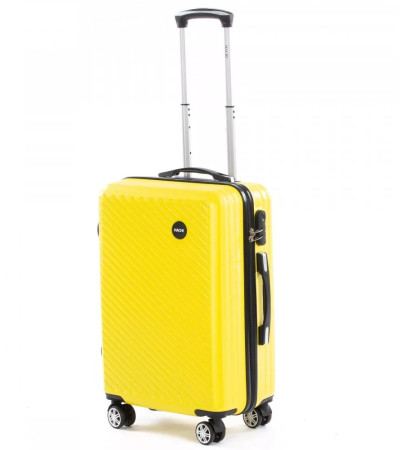 Hachi Diamond Suitcase Yellow Waterproof