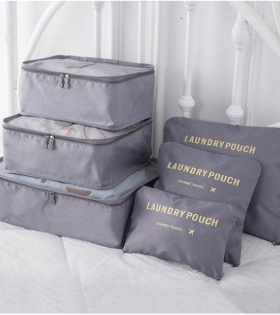 Travel Sharp bőrönd rendszerező szürke 6 darabos szett