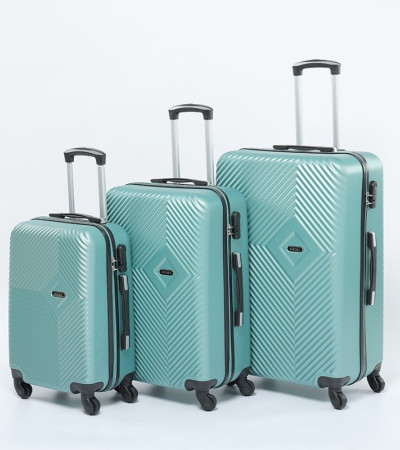 Ormi suitcase aqua green