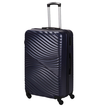 Ormi Wave Pattern Suitcase black set