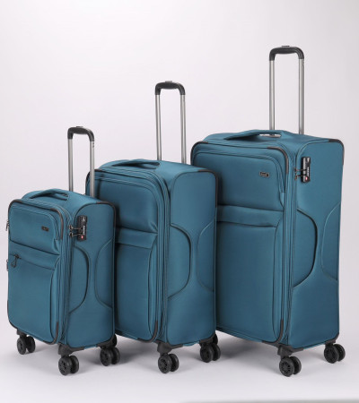 Hachi Bőrönd Kék Bővíthető