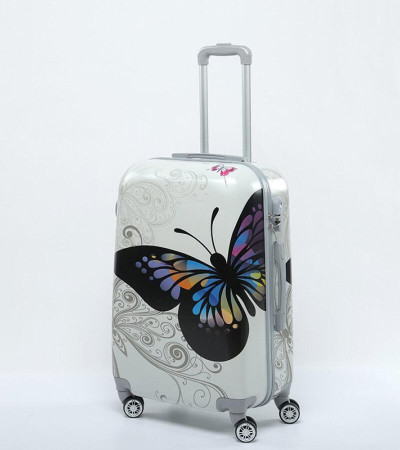 Pillangó mintás Kabin Méretű Bőrönd