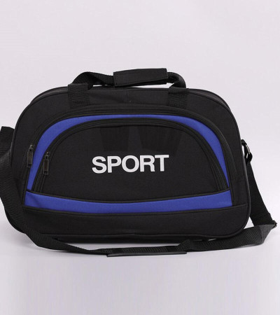Sports travel bag black