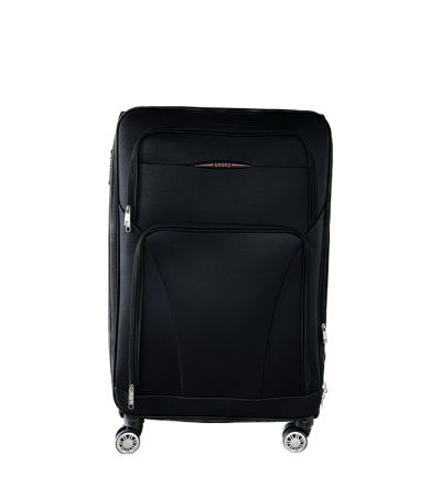 Fashion Softside Upright Luggage Set Expandable 3 pieces