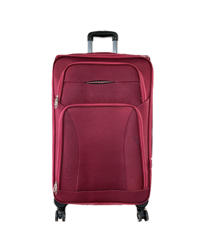 Fashion Softside Upright Luggage Set Expandable 4 pieces