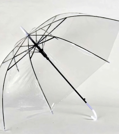 Átlátszó esernyő Automatikus  PVC