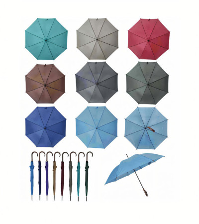 Long Large handle umbrella Business Automatic  Multicolour 