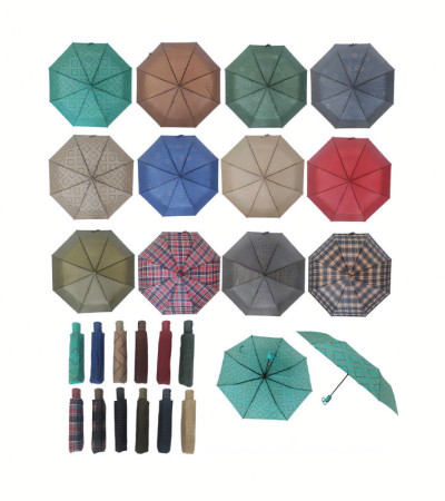 Foldable Automatic Umbrella Multicolor 21X8K 3 Folds