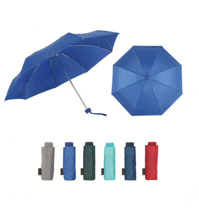 Összecsukható esernyő, kék többszínű nagy méretű