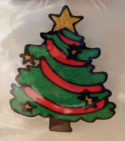 CHRISTMAS GIFT CHRISTMAS TREE STICKERS