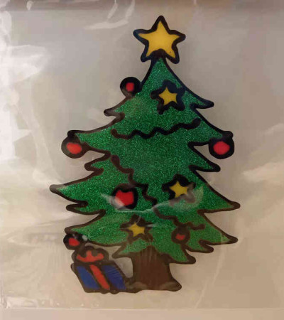 CHRISTMAS GIFT CHRISTMAS TREE STICKERS