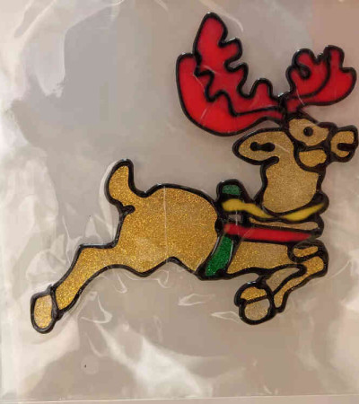 CHRISTMAS GIFT CHRISTMAS DEER STICKERS